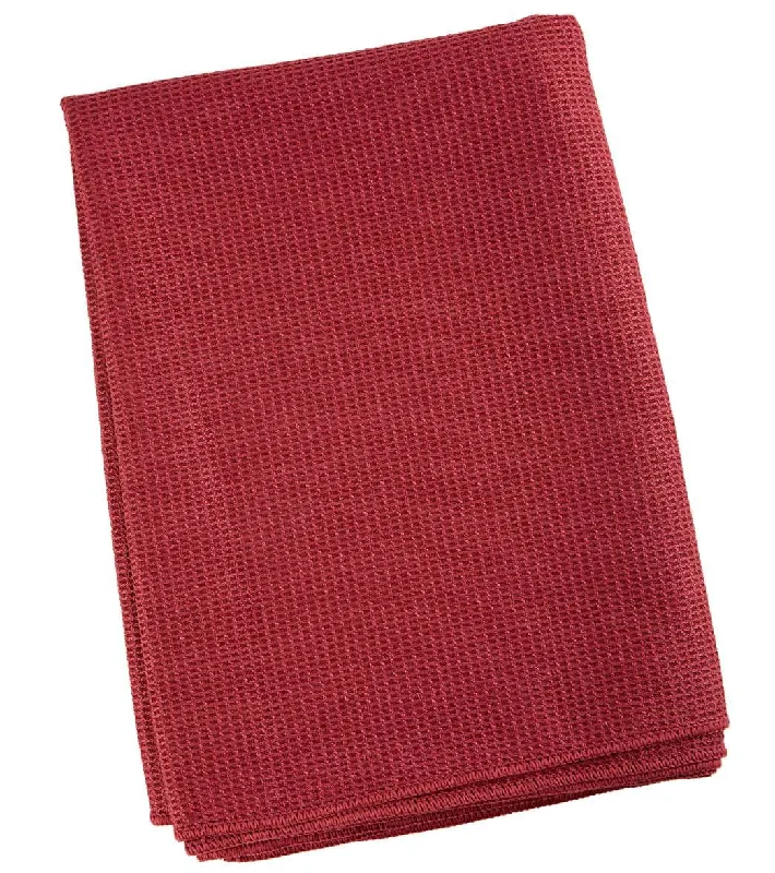 Everyday Yoga Waffle Grip Mat Towel Merlot